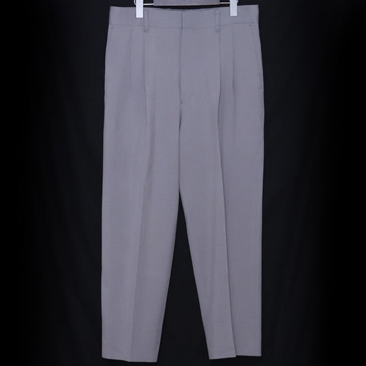 THE ROW 2-Pleat Tapered Wool Slacks Gray Size US32