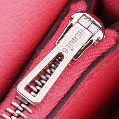 Hermes Constance Slim Wallet Bag Pink Size F