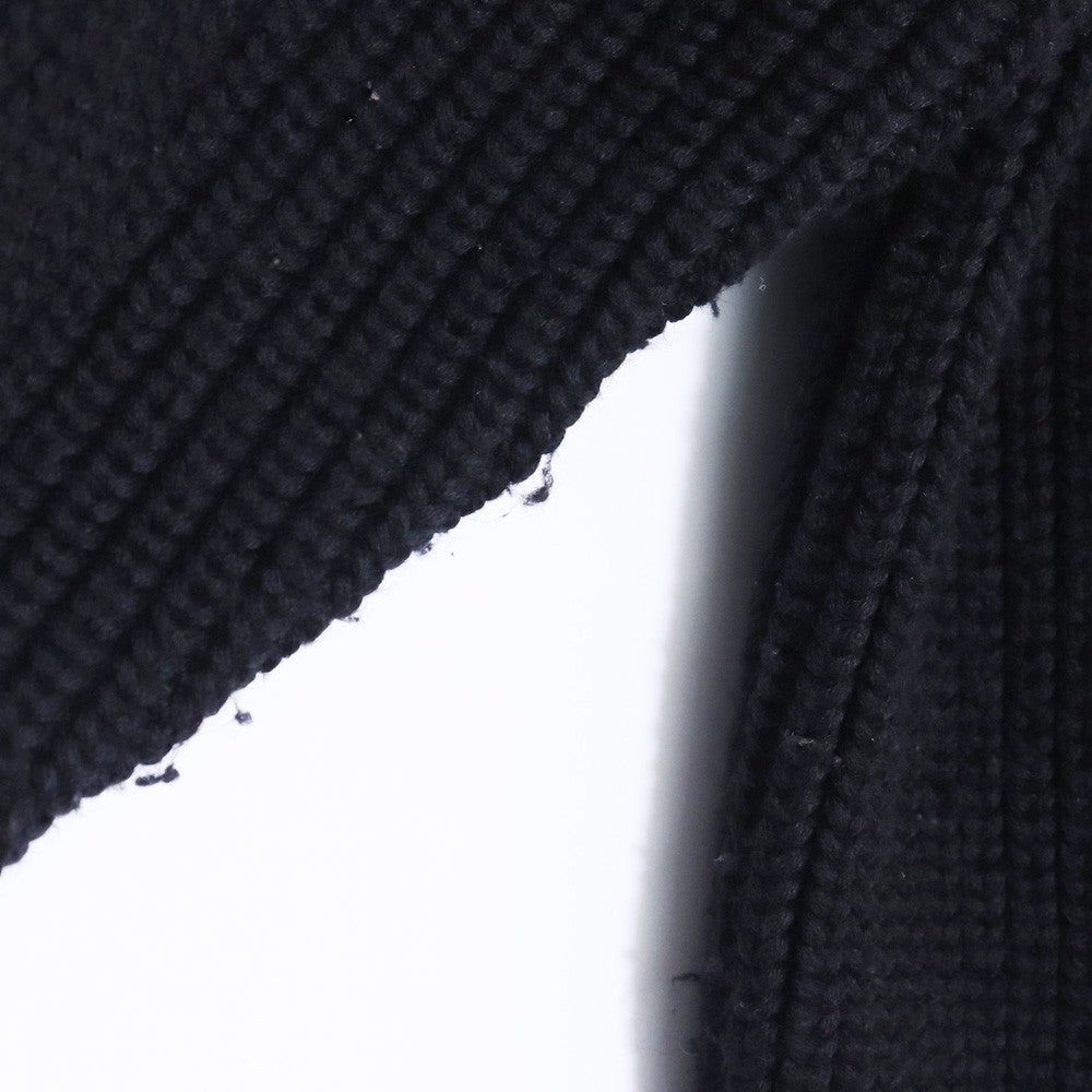 JOHN LAWRENCE 21AW Button Sleeve Knit Sweater Black Free Size