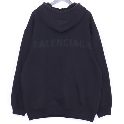 BALENCIAGA Back Logo Hoodie Black Size S