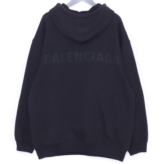 BALENCIAGA Back Logo Hoodie Black Size S