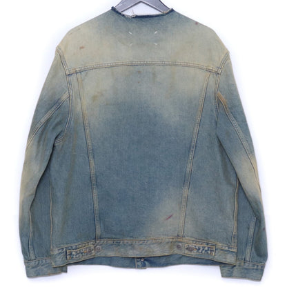 MAISON MARGIELA 22SS Vintage Wash Denim Jacket Blue Size 52