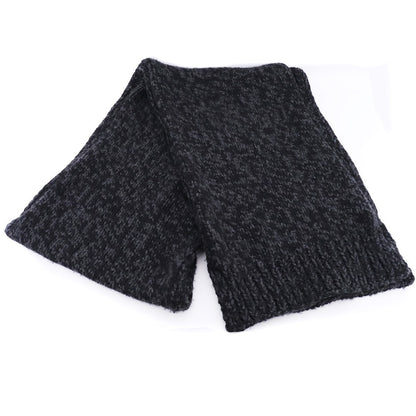 DOLCE&GABBANA Cashmere Blend Scarf Black/Gray Size ONE SIZE