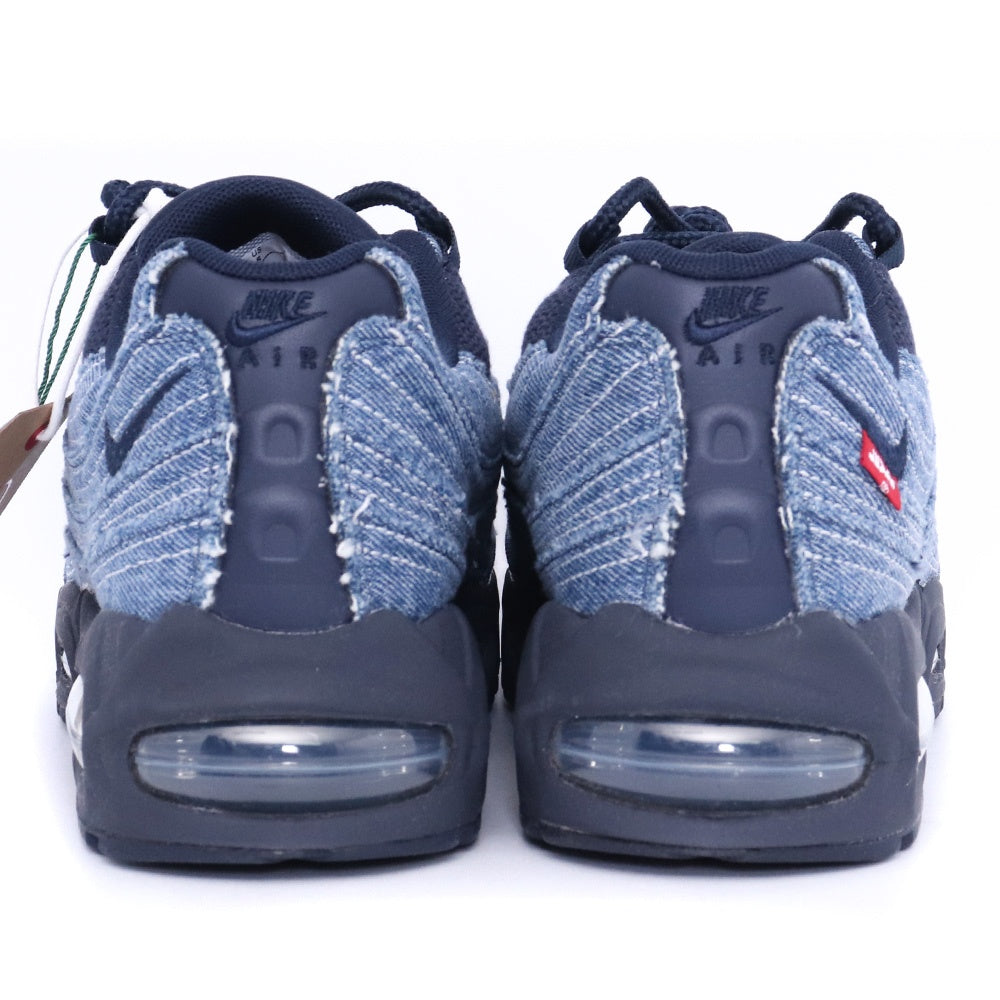 LEVI'S AIR MAX 95 OG Red Tab Denim Blue Sneakers Size 26cm