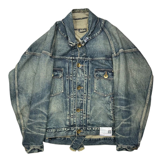 Maison MIHARA YASUHIRO 23SS Open Denim Jacket Size 46