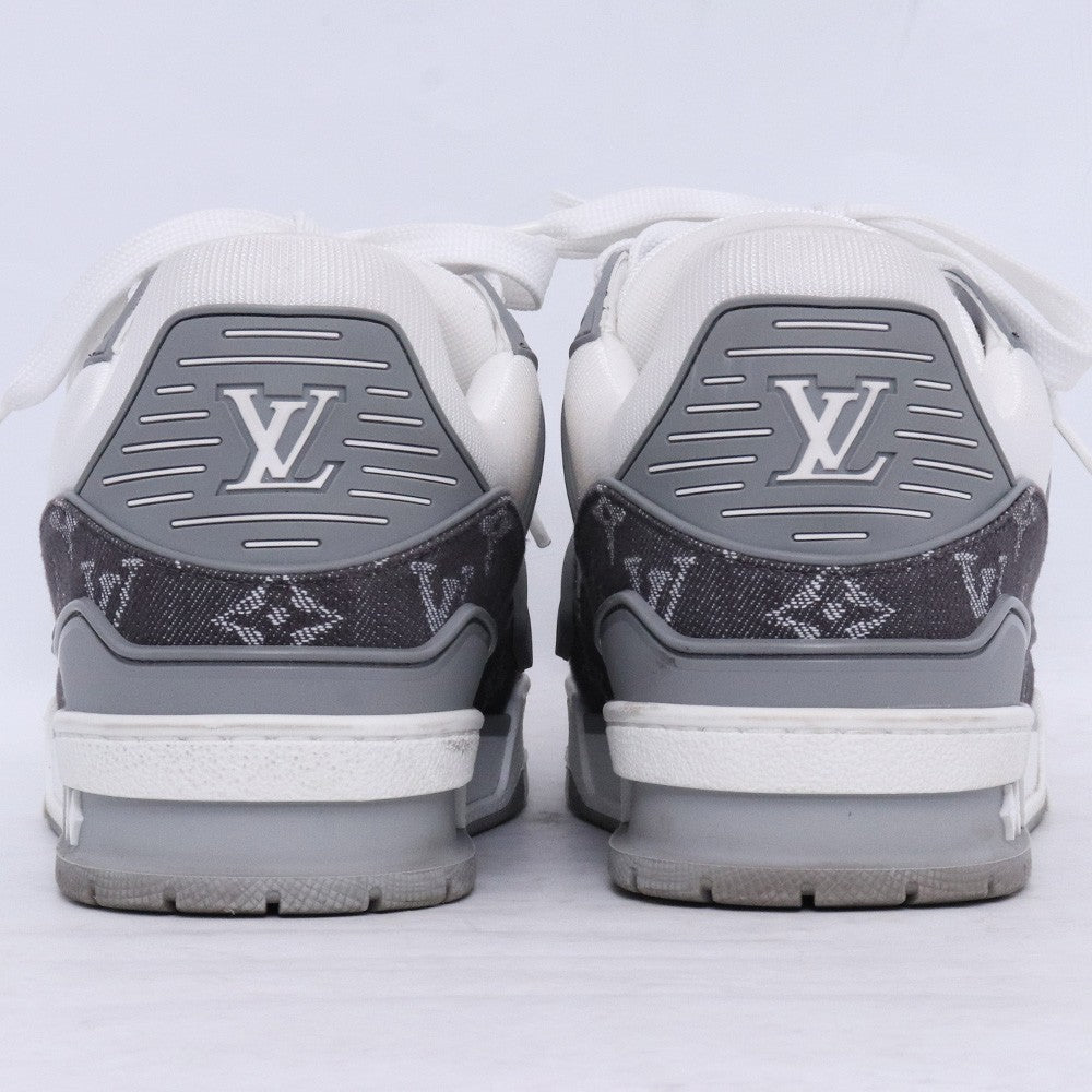 Louis Vuitton LV Trainer White Grey Sneakers Size 5