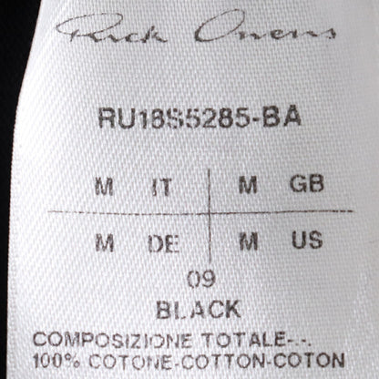 RICK OWENS 18SS Dirt Era Heavyweight Hoodie Black Size M