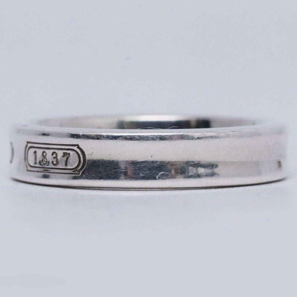 TIFFANY & CO 1837 Narrow Ring Silver Size ONE SIZE
