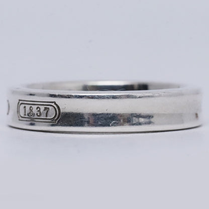 TIFFANY & CO 1837 Narrow Ring Silver Size ONE SIZE
