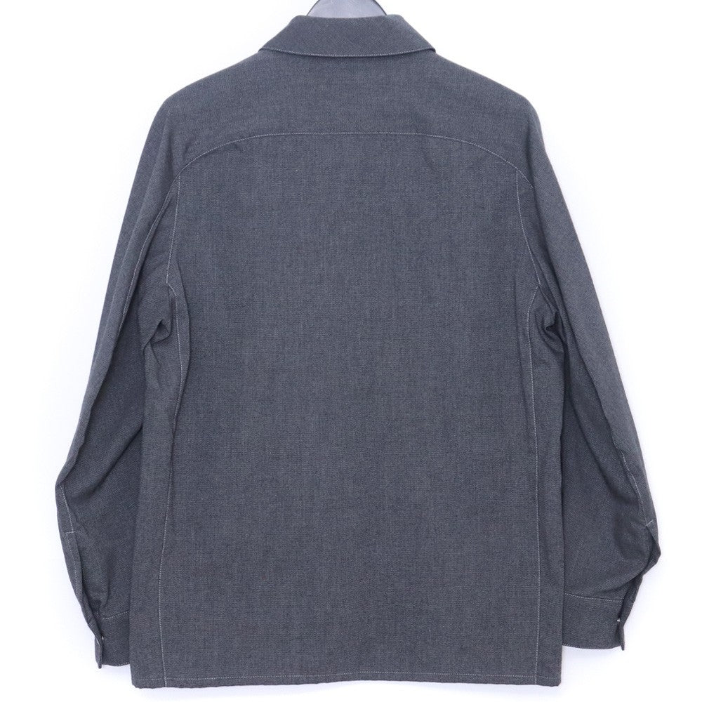 OPPOSE DUALITY 25AW Gray Panel Shirt Size 44