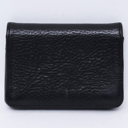 CHROME HEARTS 3 Pocket Scroll Card Case Black Size F
