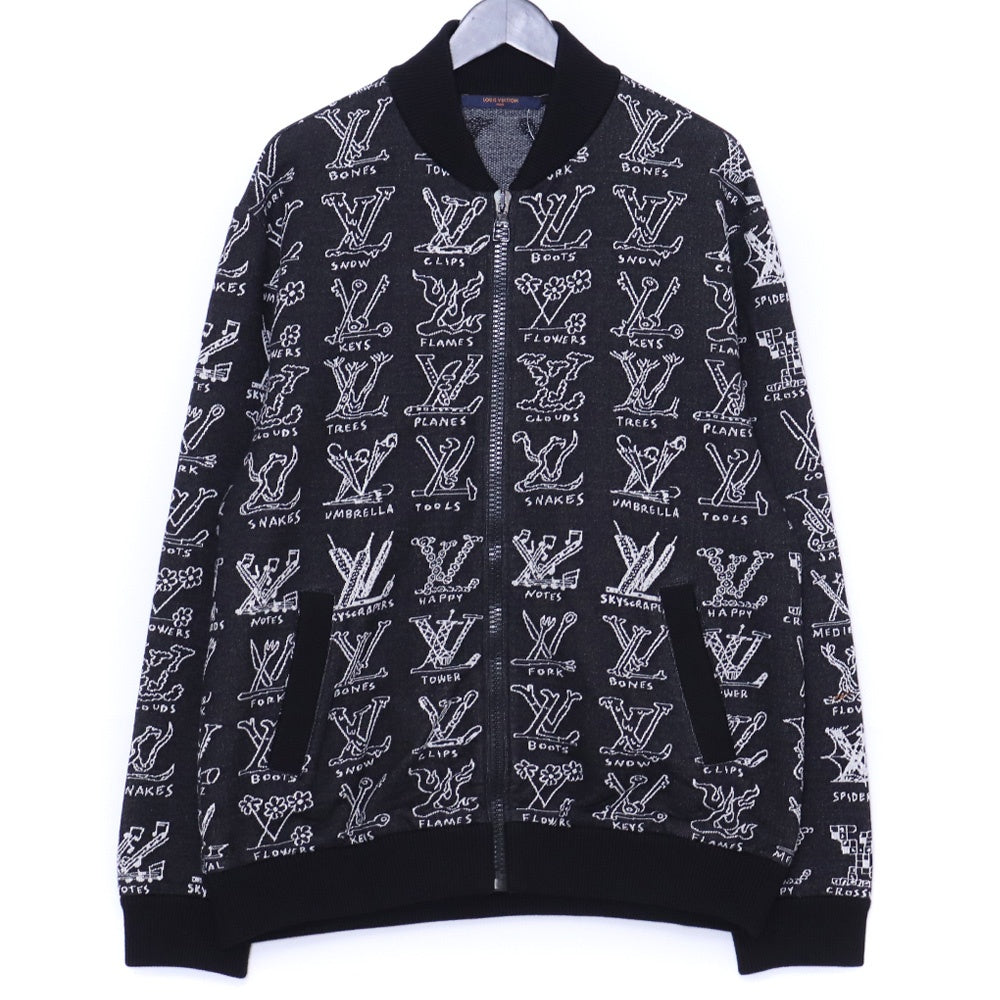 Louis Vuitton 21SS LV Cartoon Jacquard Zip Blouson Size L