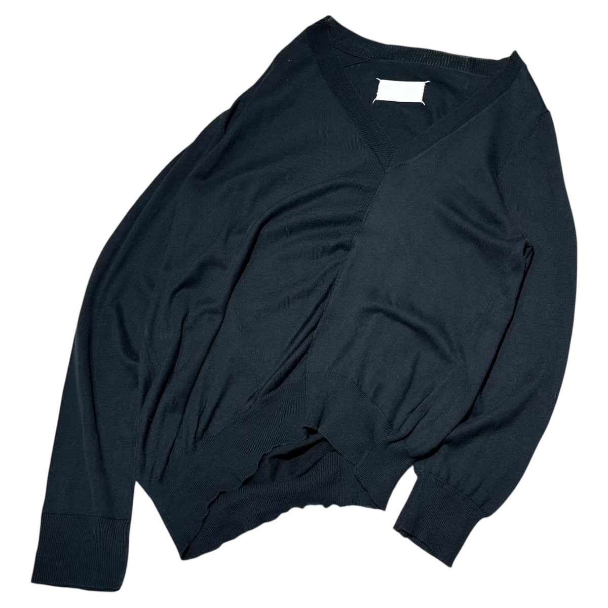 Maison Martin Margiela 05SS Distorted V-Neck Knit Size XL