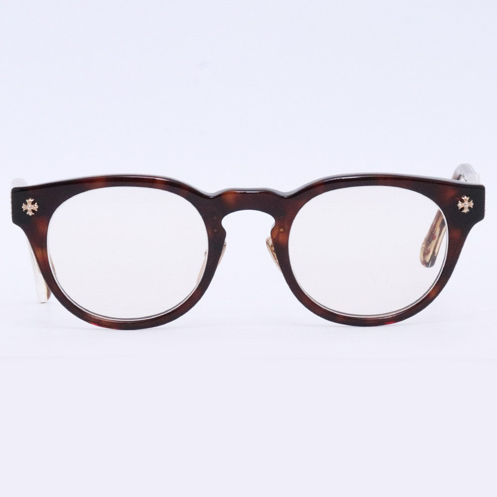 CHROME HEARTS DINGALONGLINGLONG CH Plus Boston Glasses Brown