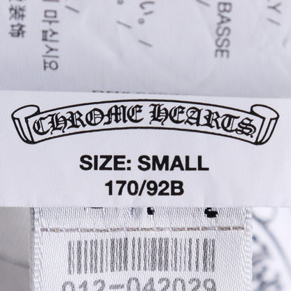 CHROME HEARTS BS Fleur Logo Print T-Shirt White Size S