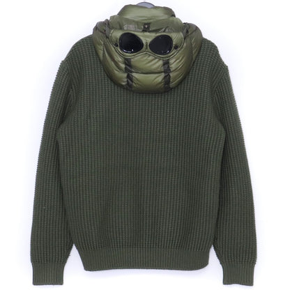 C.P. COMPANY Goggle Down Knit Jacket Khaki Size M