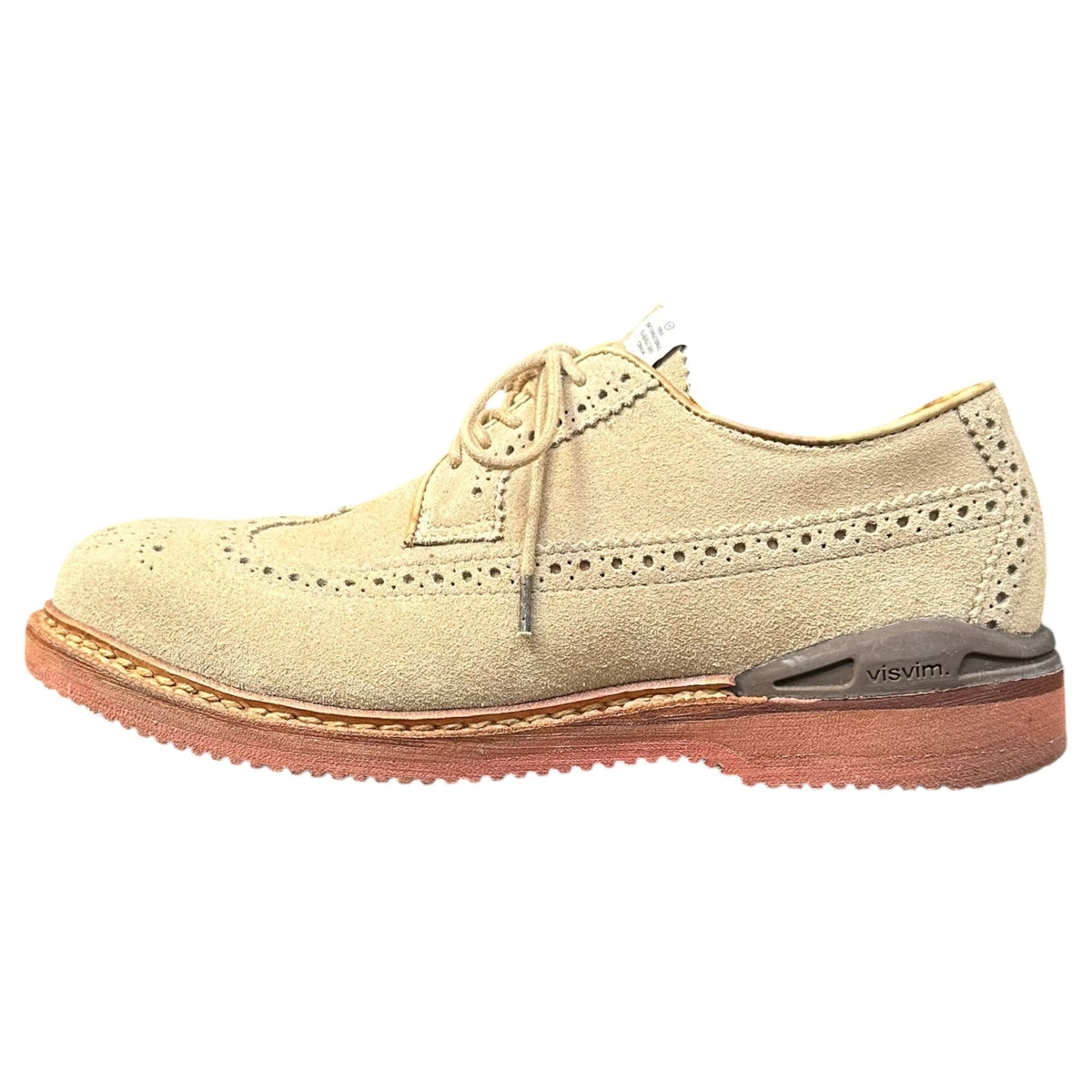 VISVIM 11AW Patrician Wingtip Suede Oxfords Beige Size 9