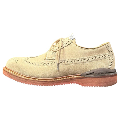 VISVIM 11AW Patrician Wingtip Suede Oxfords Beige Size 9