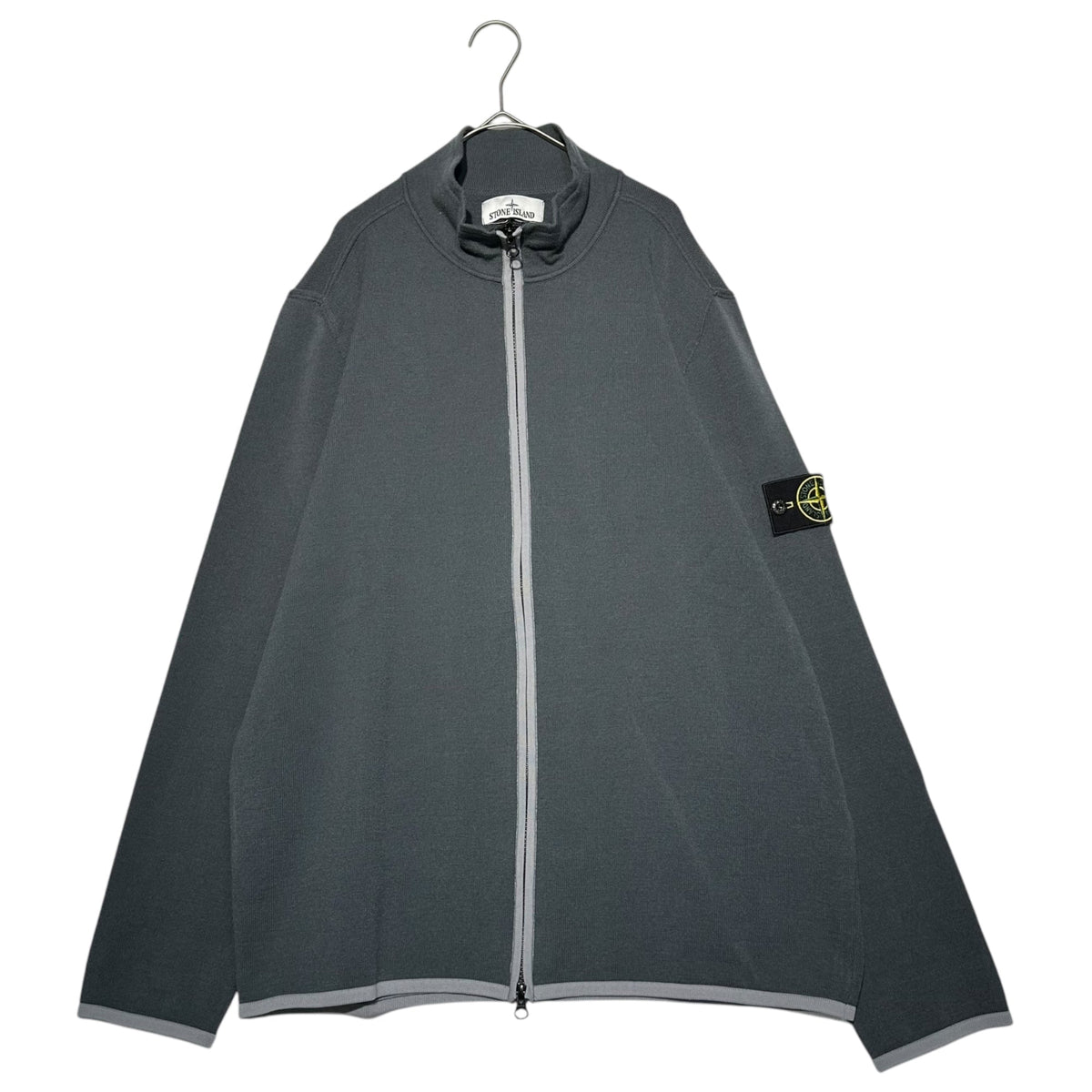 STONE ISLAND 23AW Compass-Patch Knit Jacket Size XXL