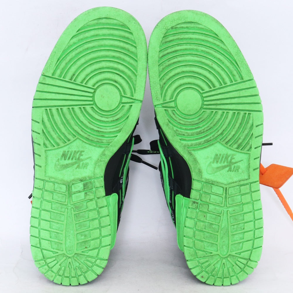 OFF-WHITE AIR RUBBER DUNK LOW Sneakers Black Size 26.5cm