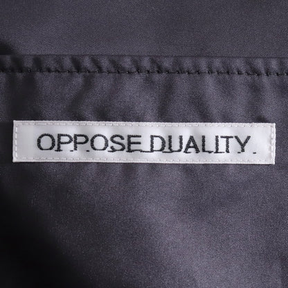 OPPOSE DUALITY 24AW T-800 Short Hoodie Black Size 48