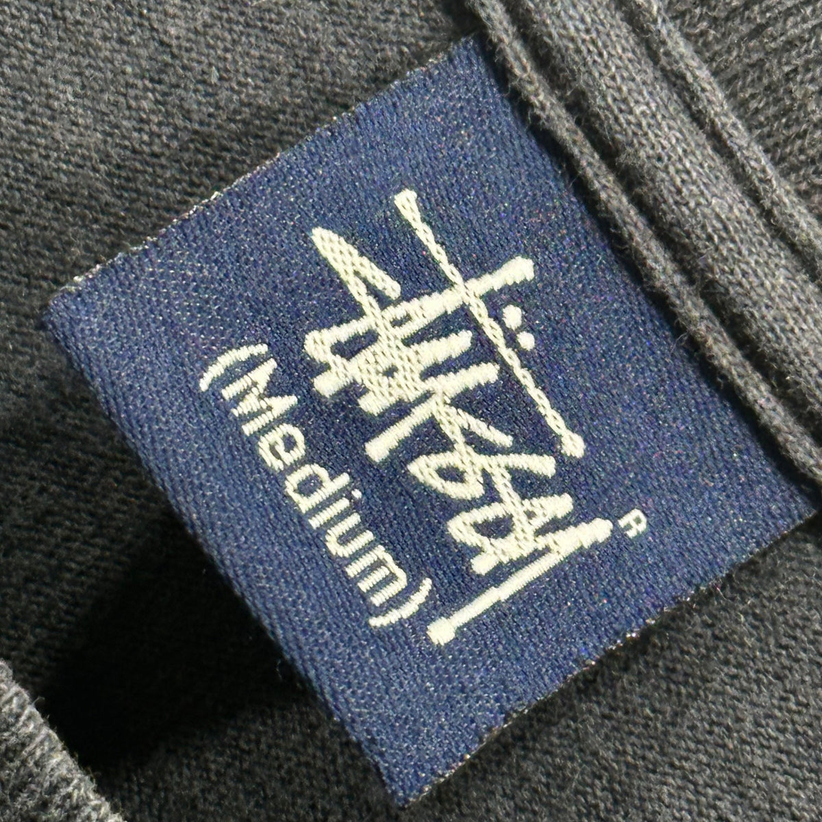 STUSSY 00s Car Graphic Logo Print T-Shirt Navy Size M