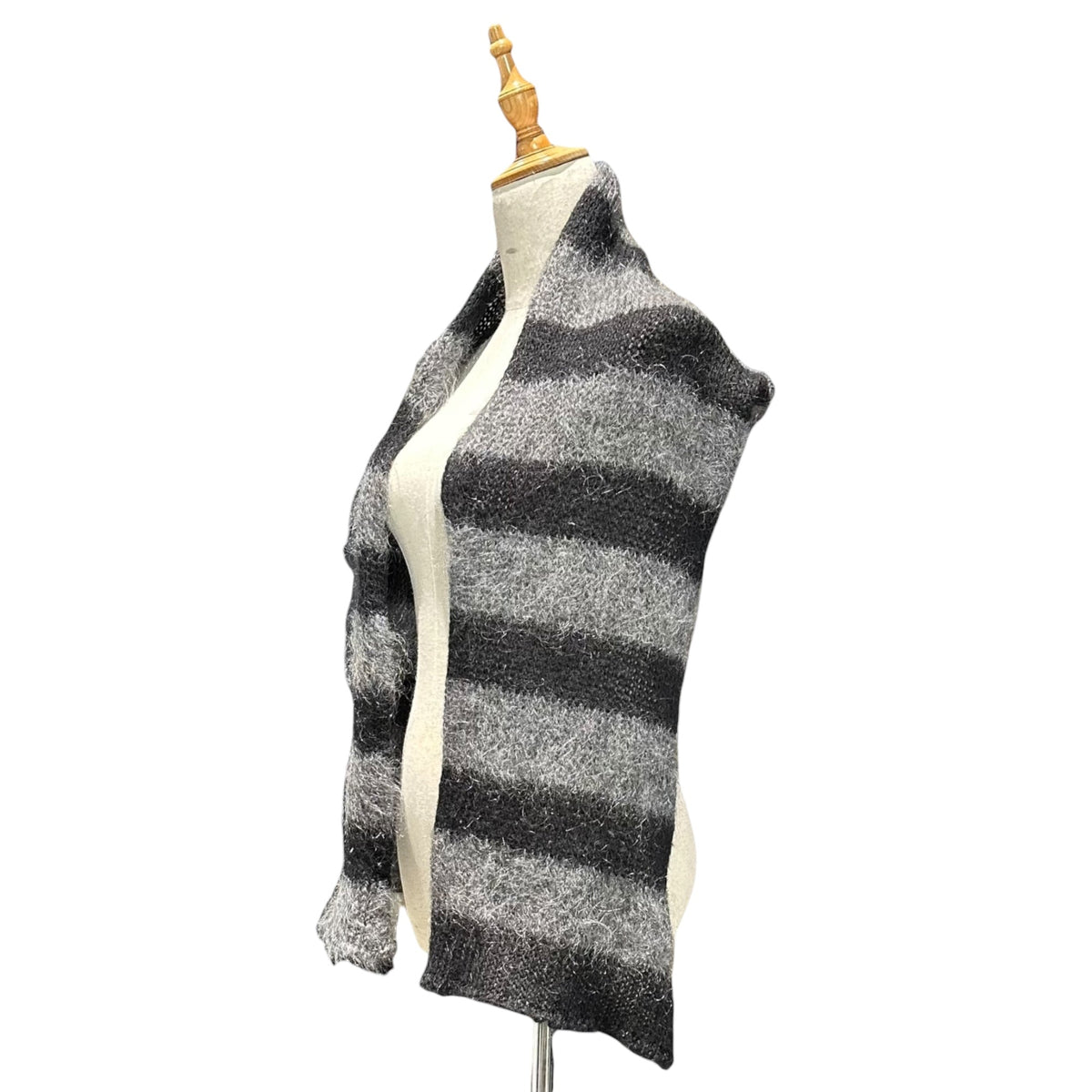 Maison Martin Margiela 99AW By Miss Deanna Scarf Black/Gray