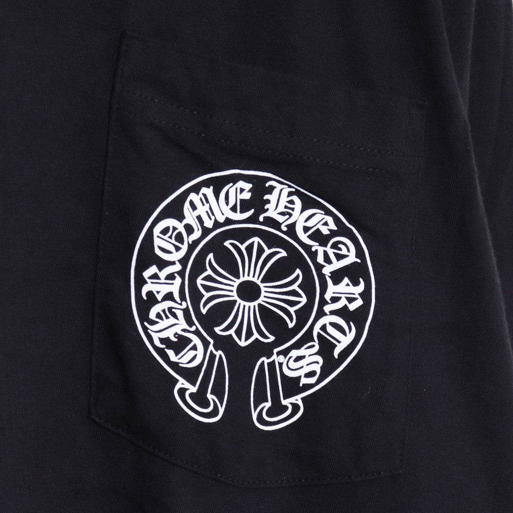 CHROME HEARTS Las Vegas Horseshoe Floral Tee Black Size XL