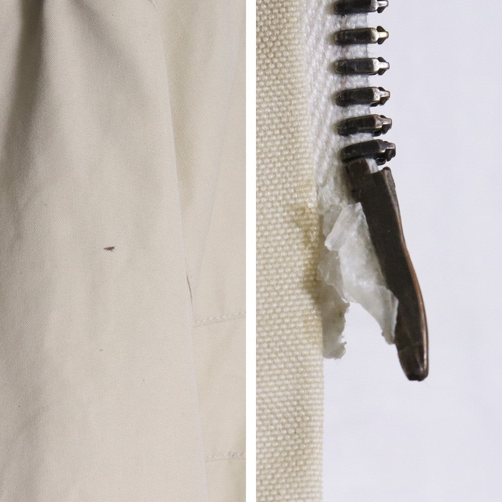 JIL SANDER 02SS Belted Moto Blouson Beige Size 54