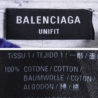BALENCIAGA 21AW Political Campaign Hoodie Blue Size S