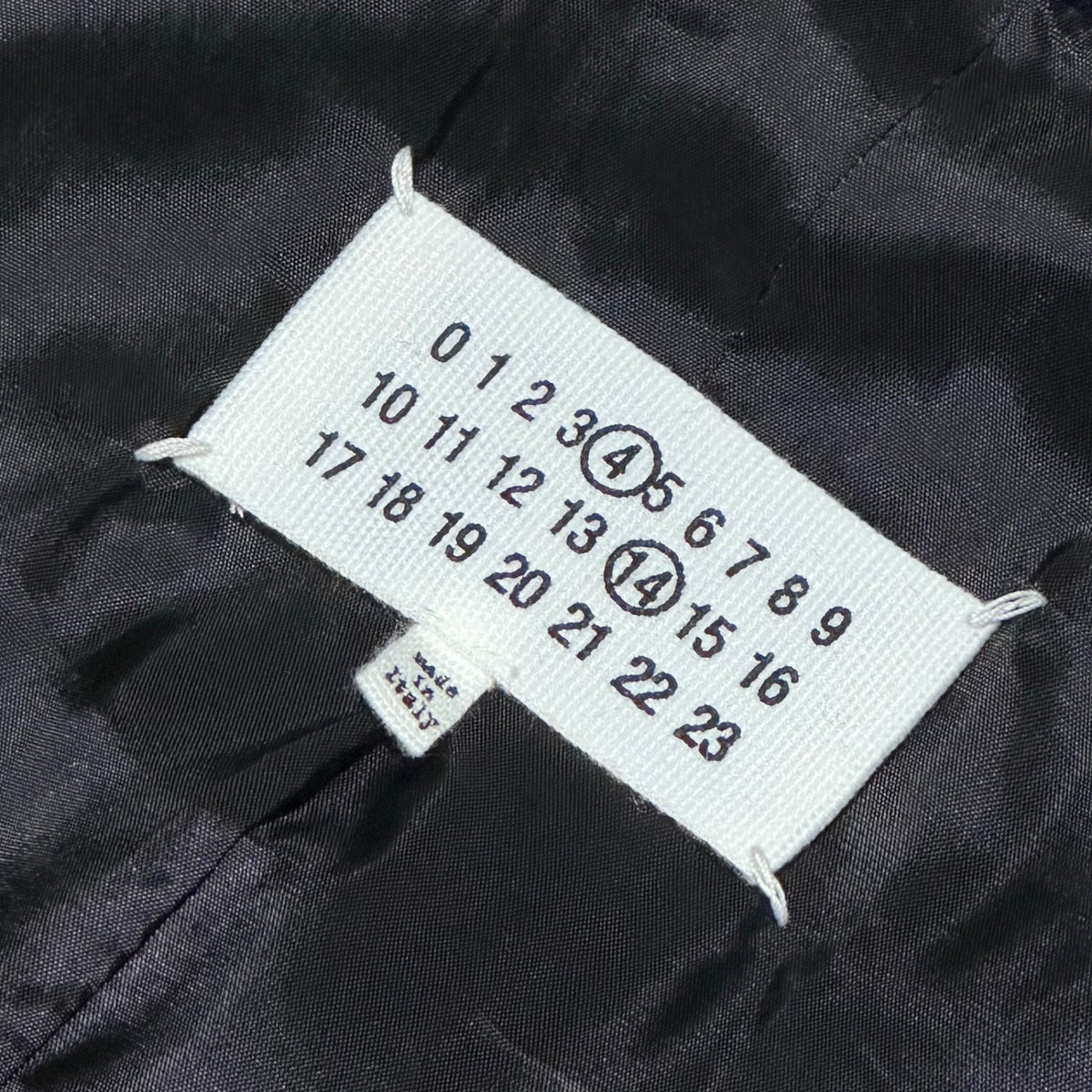 MAISON MARGIELA 22AW Stitch Wool Blazer Navy Jacket Size 44