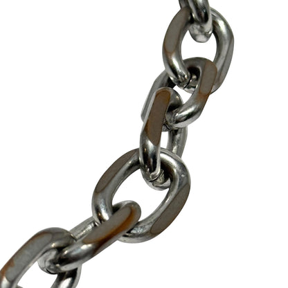 OUR LEGACY Ladon Matte Nickel Wallet Chain Silver