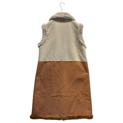 La Fiorentina Long Faux Fur Reversible Vest Size S/M