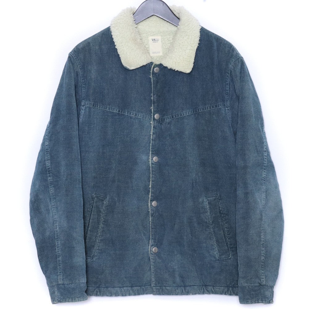 Ron Herman (FW18) Navy Corduroy Boa Jacket Size L