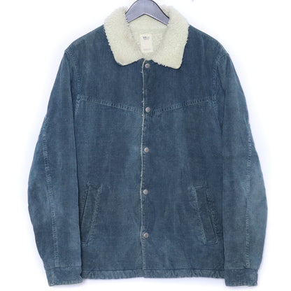 Ron Herman (FW18) Navy Corduroy Boa Jacket Size L