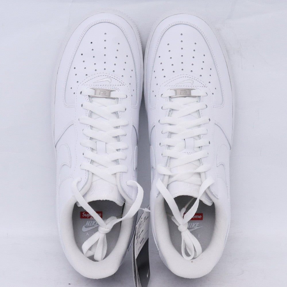 SUPREME x NIKE Air Force 1 Low White Sneakers Size 29cm