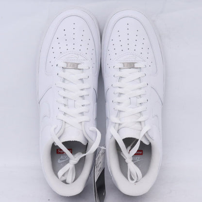 SUPREME x NIKE Air Force 1 Low White Sneakers Size 29cm