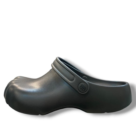 Balenciaga Sunday Molded Mule Black Sandals Size M 43