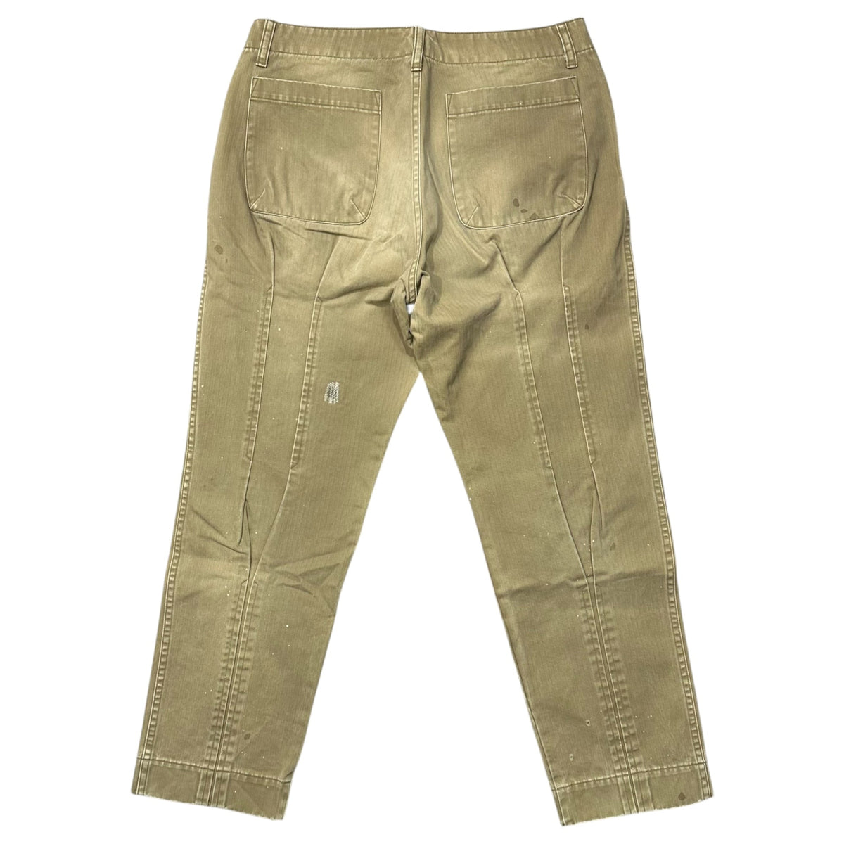 AFFA Distressed Bondage Pants Beige Size M