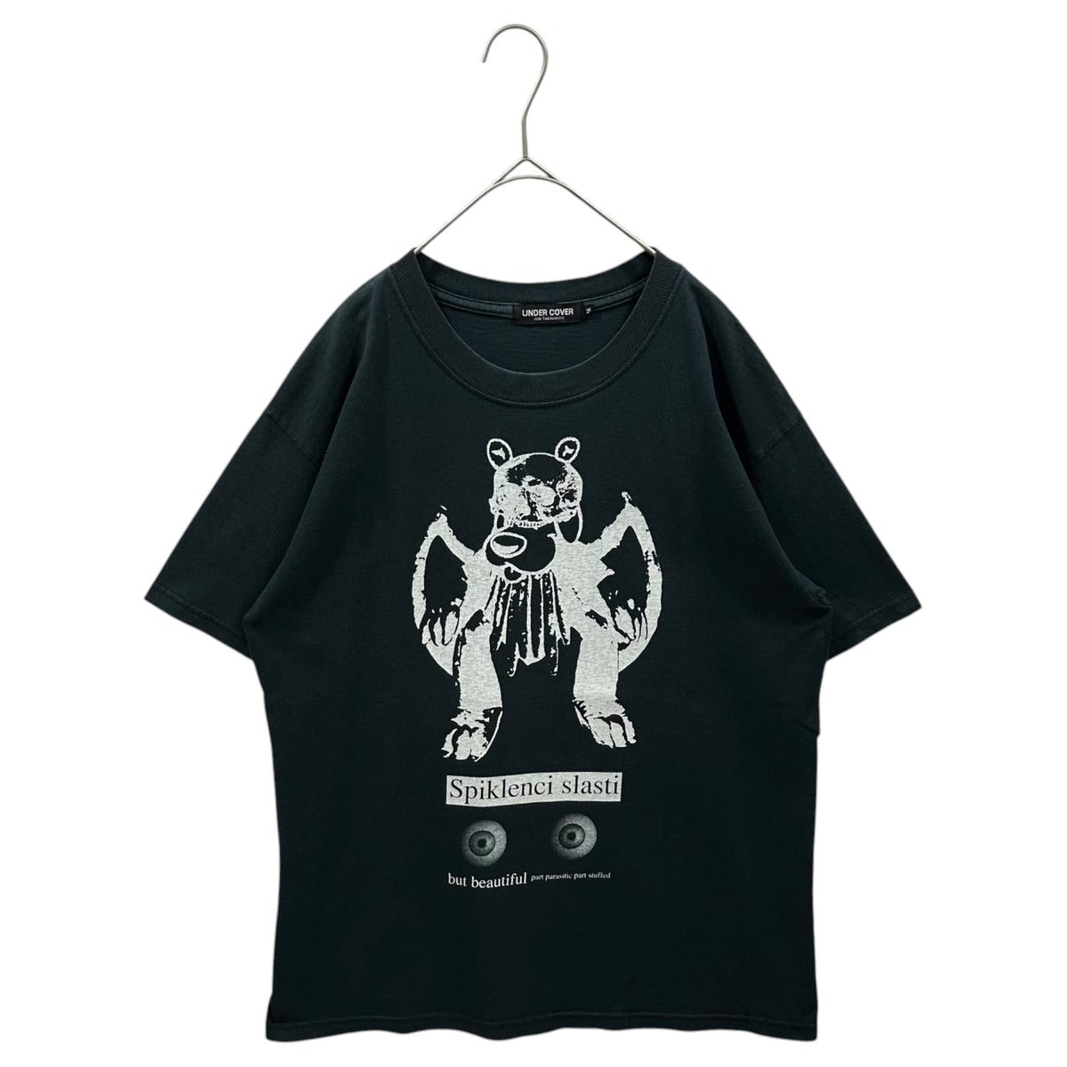 UNDERCOVER 04AW SPIKLENCI SLASTI Print T-Shirt Black Size M
