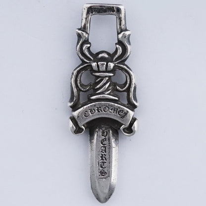CHROME HEARTS #10 Old Dagger Necklace Silver Size #10