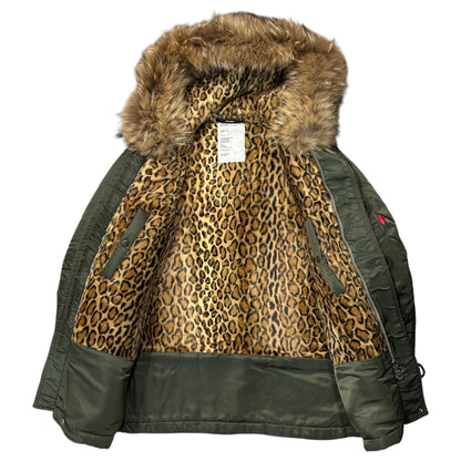 WTAPS 10AW N-3B Fur Military Jacket Khaki Size M