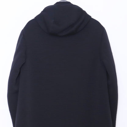 THAMANYAH 13AW Wool Zipper Hooded Coat Black Size 44