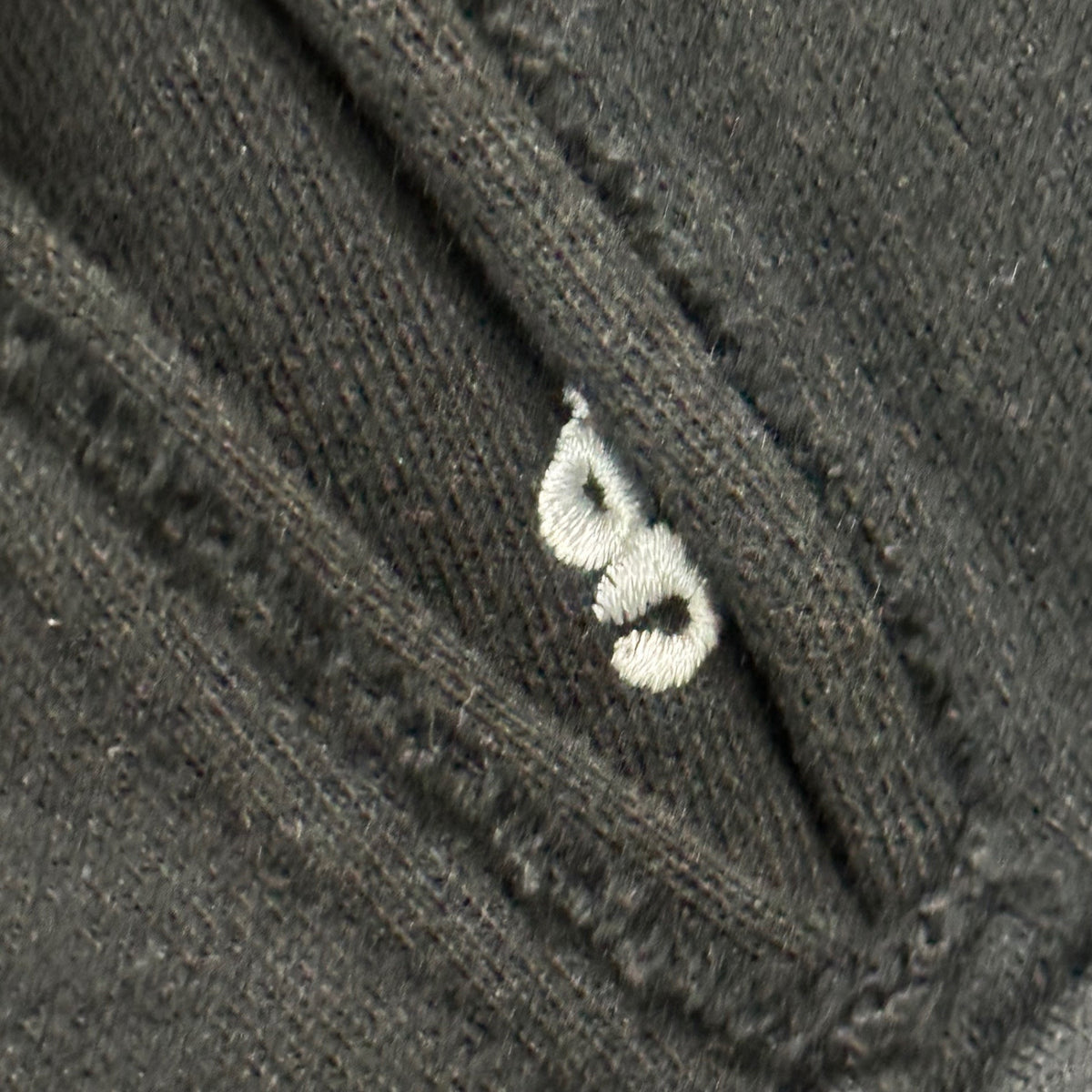 GOODENOUGH 90s-00s Logo Embroidered Sweat Coat Black Size M