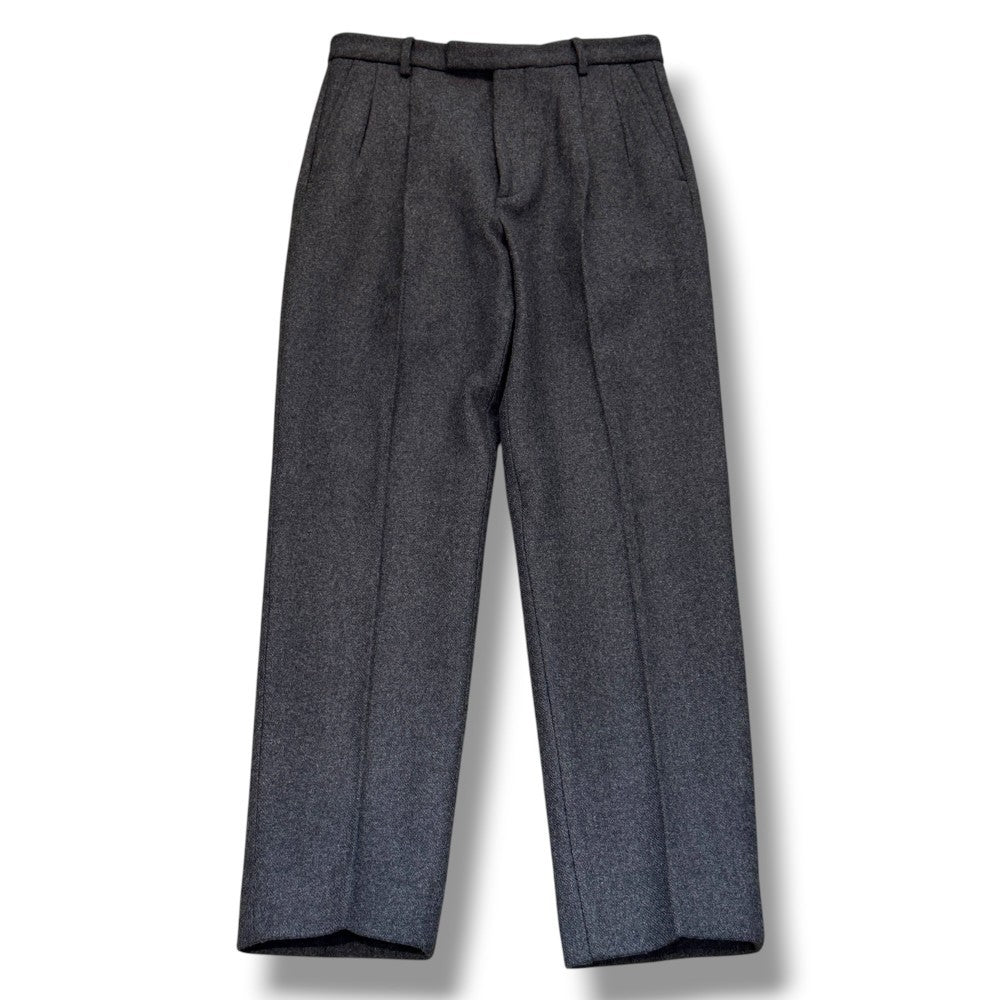 GUCCI 23SS Wool Cashmere Trousers Gray Size 48