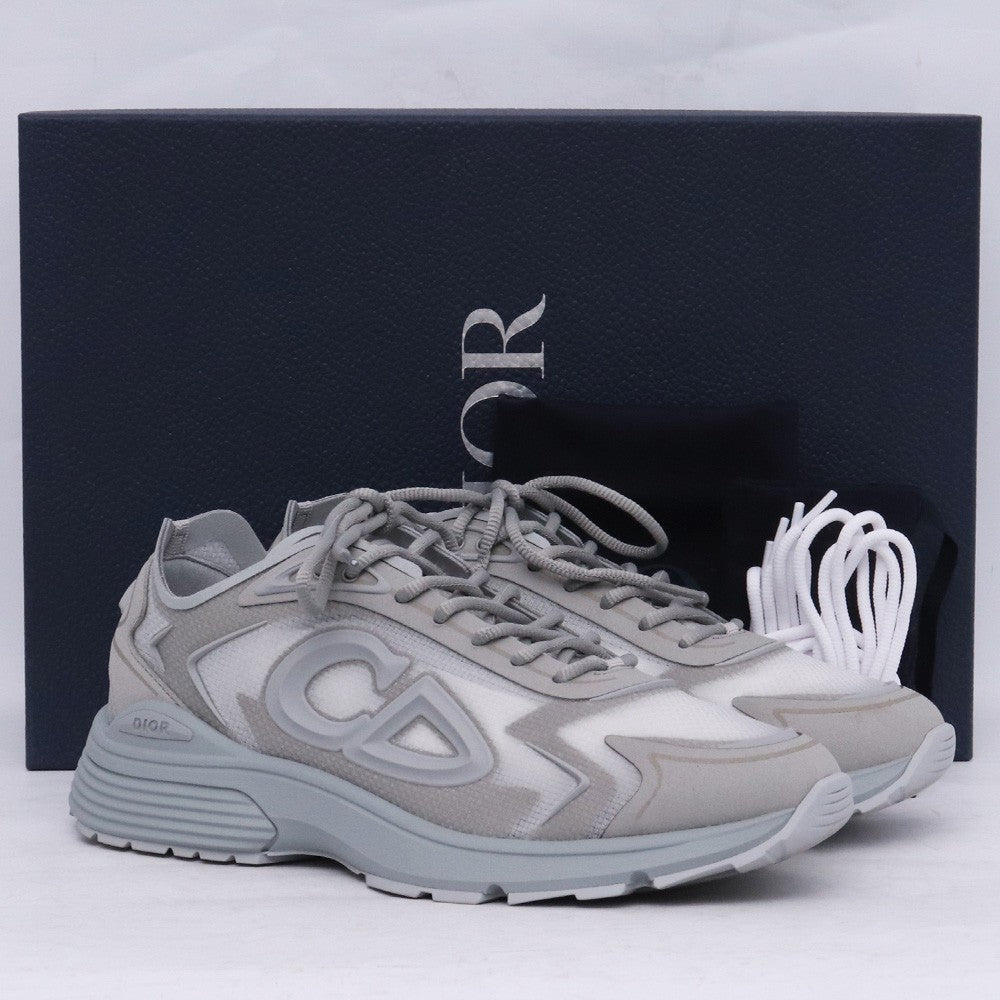 DIOR B B30 Countdown Tech Sneakers Gray Size EU 42