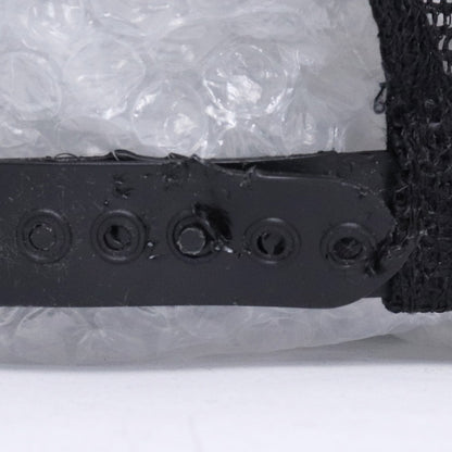 CHROME HEARTS Black Mesh Trucker Cap Size F