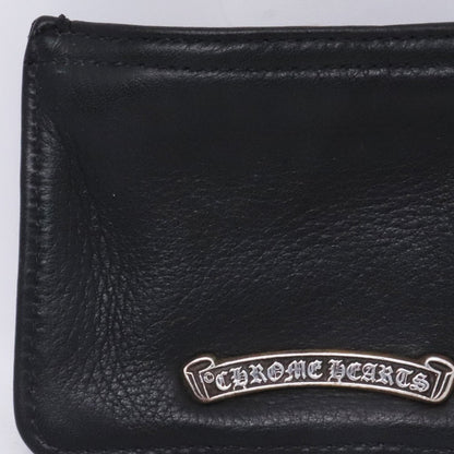 CHROME HEARTS ZPR CHNG PURSE #2 Dagger Purse Black Size F