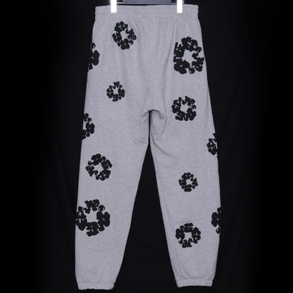 DENIM TEARS Cotton Wreath Sweatpants Gray Pants Size S