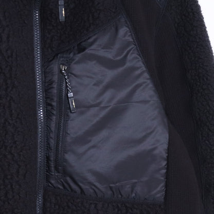 MOUNTAIN OF MOODS Zip-Up Fleece Jacket Black Size L